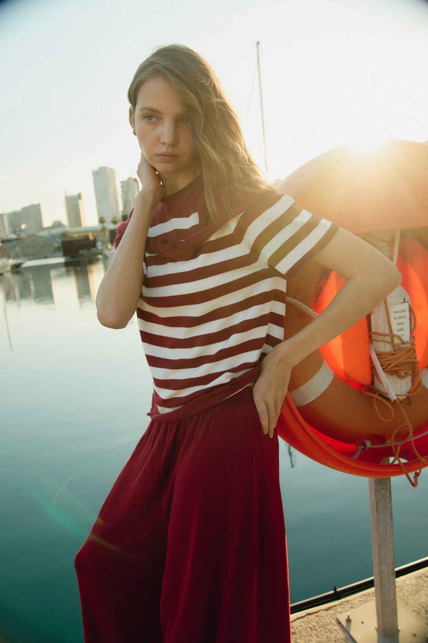 Bordeaux Marin Pants
