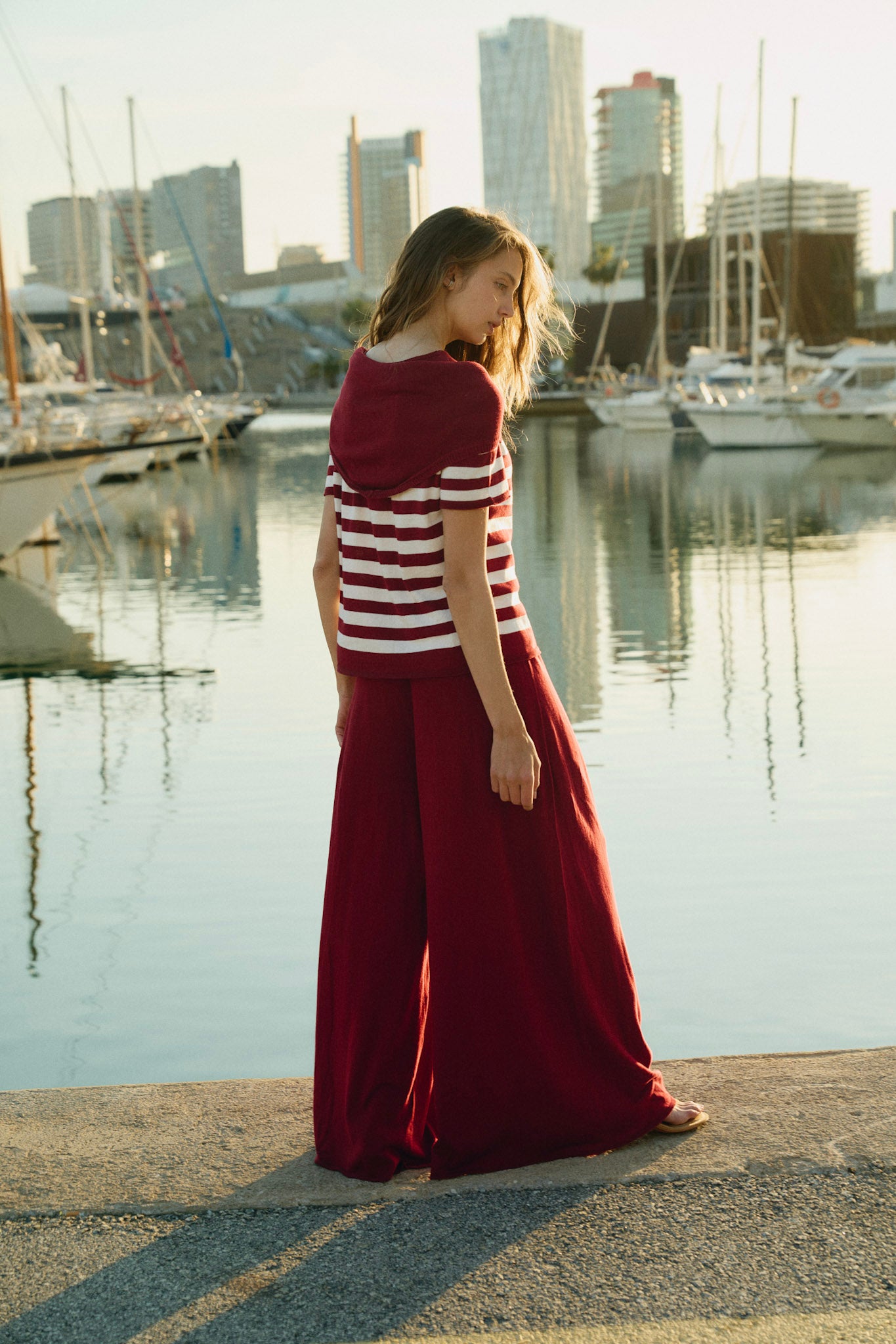 Bordeaux Marin Pants