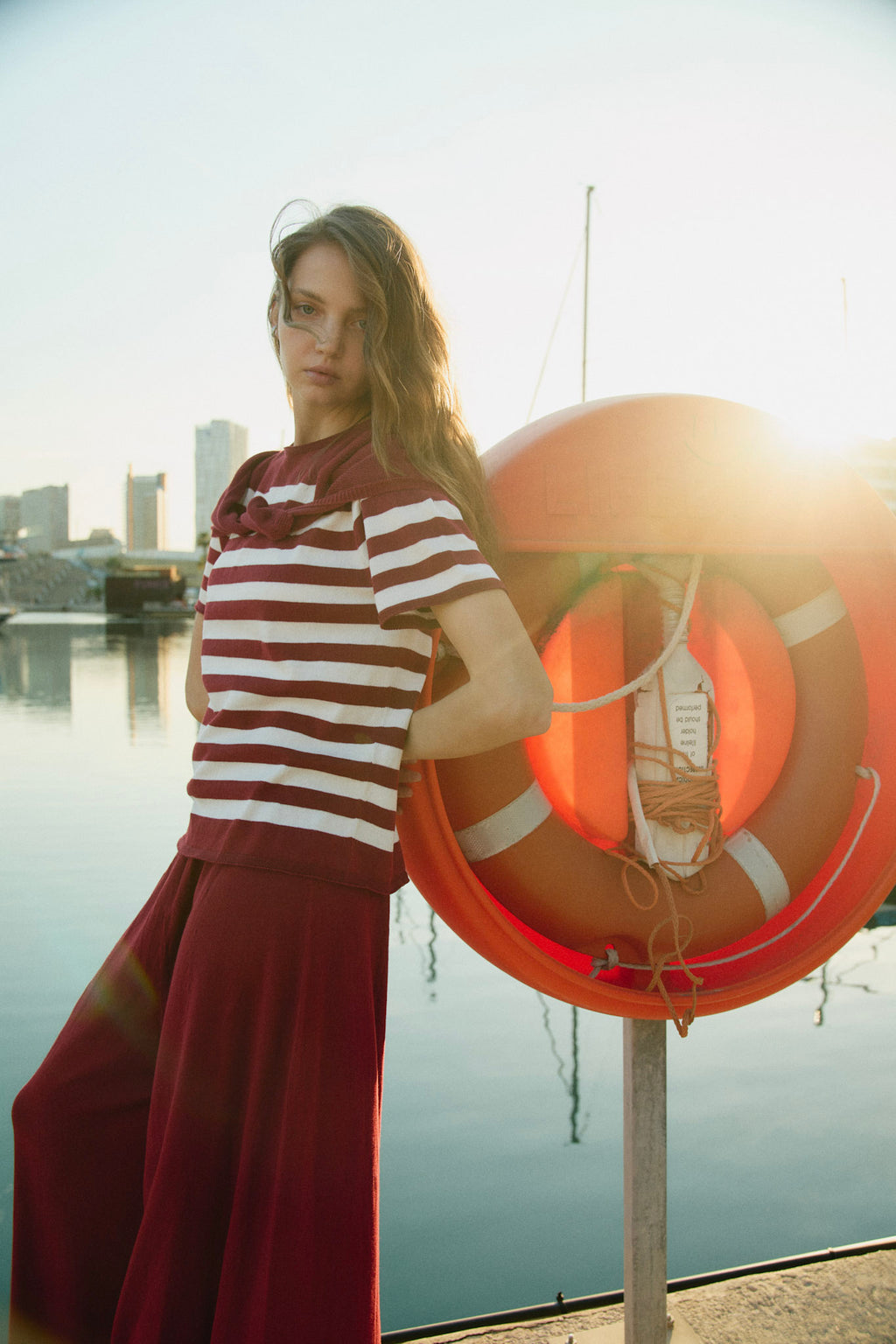 Bordeaux Marin Pants