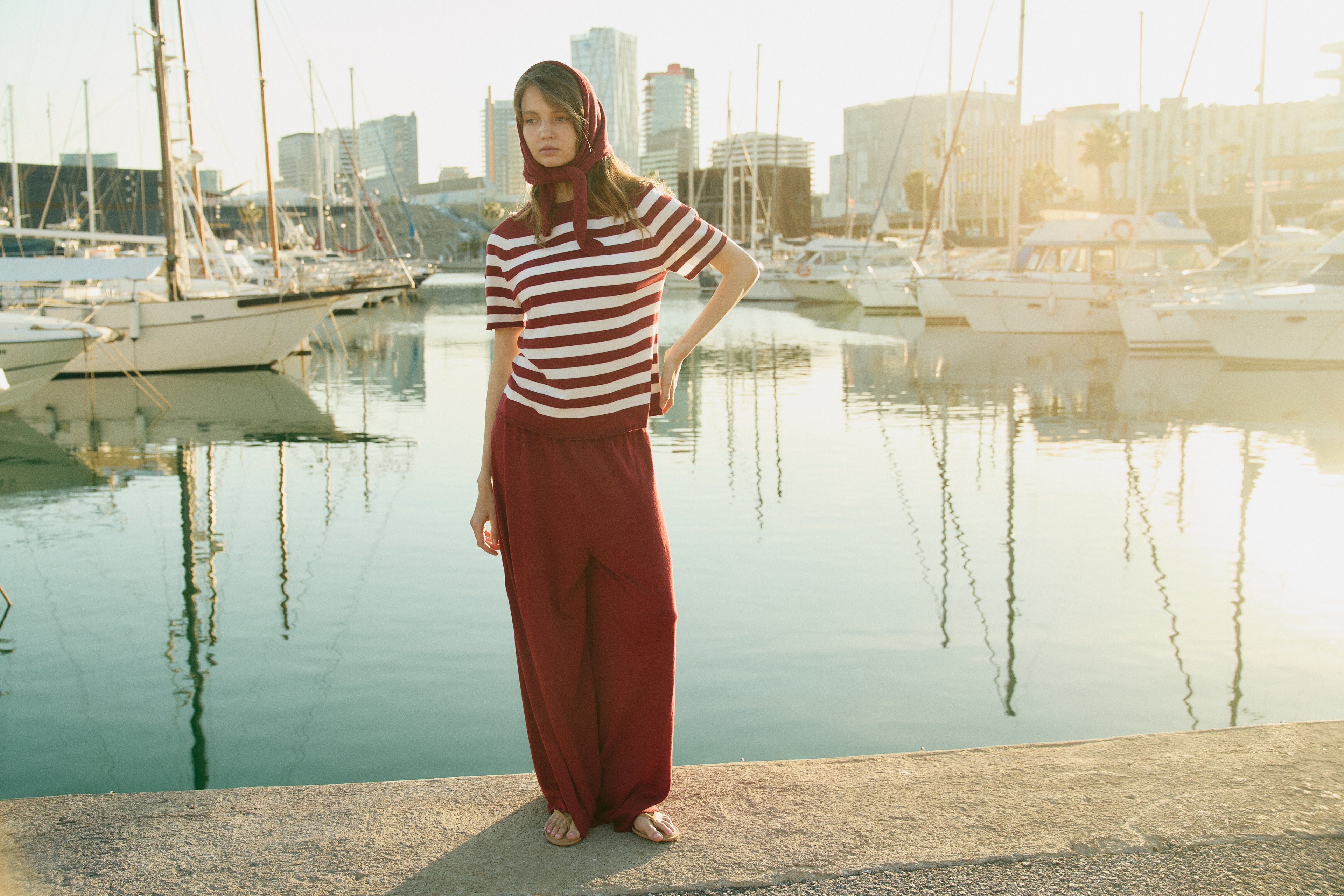 Bordeaux Marin Pants
