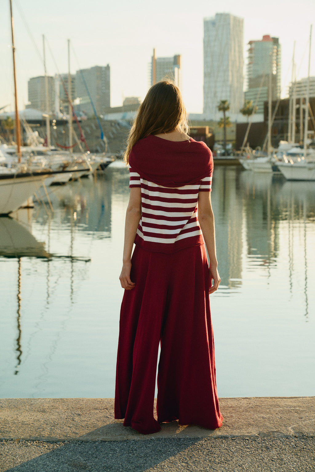 Bordeaux Marin Pants
